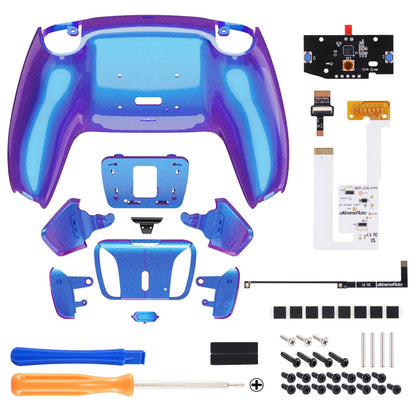 eXtremeRate Programable RISE4 V3 Remap Kit for ps5 Controller BDM-030/040/050, Upgrade Board & Redesigned Back Shell & Buttons