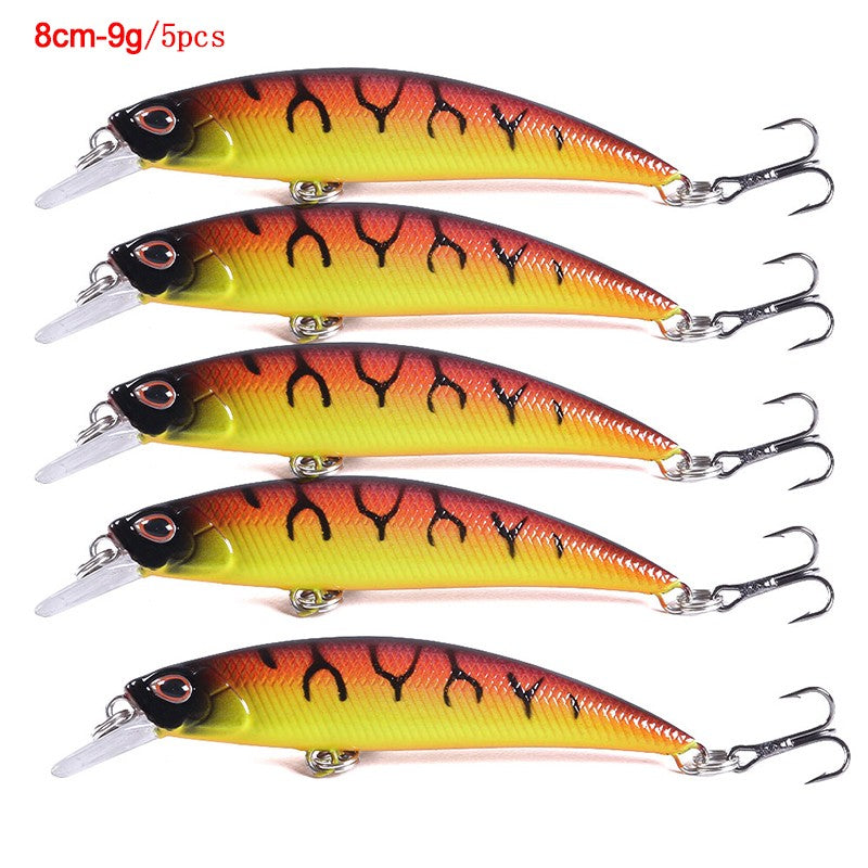 HENGJIA Jerkbait Sinking Wobblers Iscas de Pesca 8cm-9g Truta Artificial Plástico Rígido Isca Crankbait Pesca de Baixo
