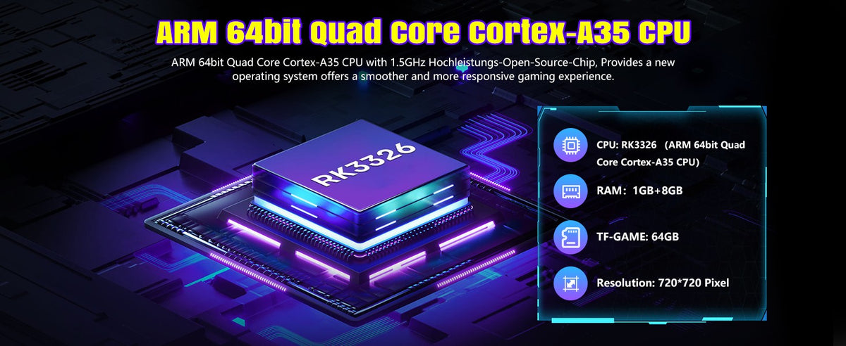AISLPC RG45 Retro Handheld Game Console 4.0'' IPS Screen 64/128GB Supports 5G Portable Pocket Video Player
