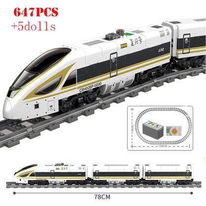 DIY MOC City Series Train Metro Tracks Building Blocks Railroad Conveyance Kids Model Bricks Toys Brinquedos for Children Gifts