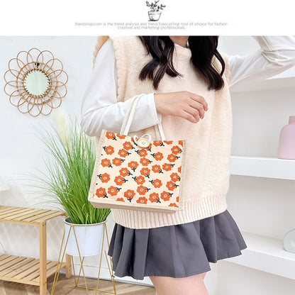 Organization Crossbody Bag Fashionable Cloth Bag Lunch Box Shoulder Bag Handbag