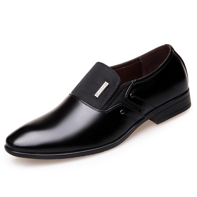 QFFAZ Big Size 38-47 Men Wedding Dress Shoes Black Brown Oxford Shoes Formal Office Business British Lace-up Men's Footwear