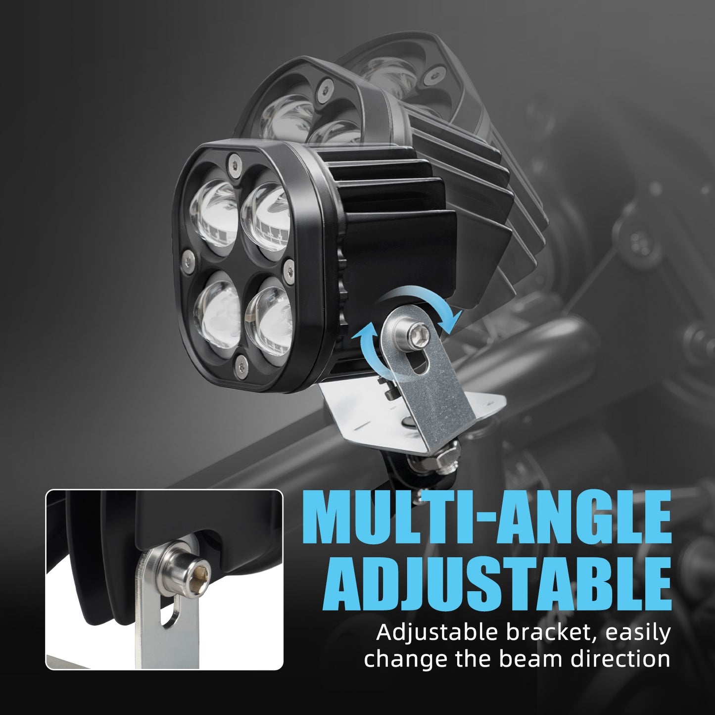 NICECNC para Yamaha Tenere 700 2019-2024 2020 2021 2022 2023 Luz Auxiliar de LED para Motocicleta Kit de Luzes Adicionais Dianteiras