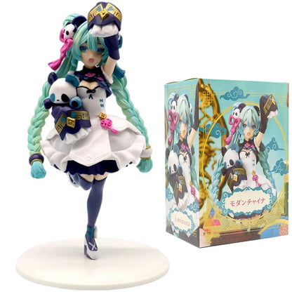 Hatsune Miku Anime Figure Hatsune Miku Desktop Decorations Cute Girl Hatsune Action Figure Model Statue Collection Toys Gift