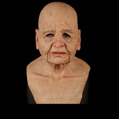 Hot Mascara De Silicona Realistas Halloween for Adults Silicone Old Man Mask Real Face Skin Head Prank Mask for Costume Cosplay