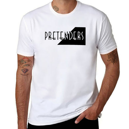 Pretenders Band T-Shirt black cotton t-shirt plain for man package man t shirts cotton T-Shirt