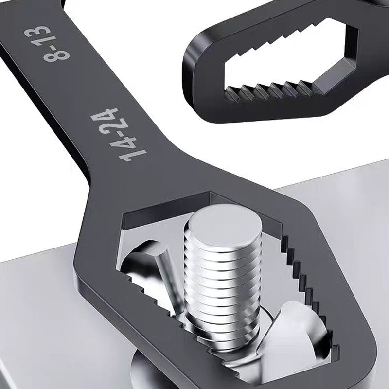 8-24mm Universal Torx Wrench Self-tightening Adjustable Glasses Wrenches Board Double-head Torx Spanner Hand Tools for Factory