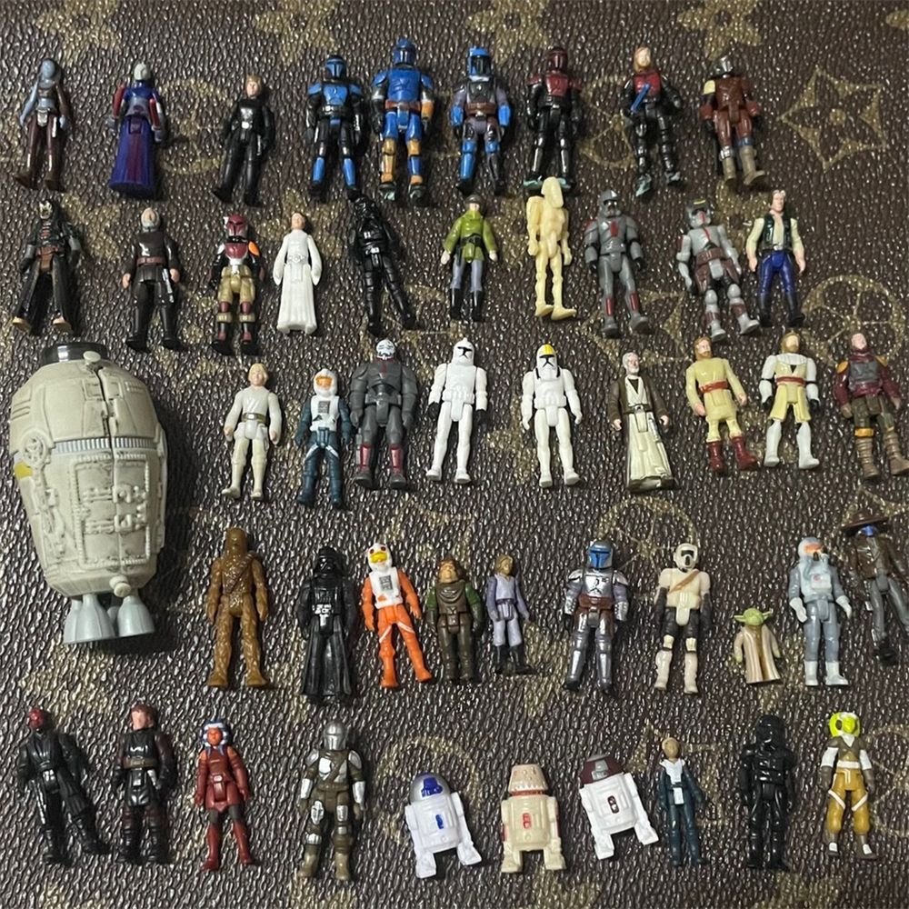 Hasbro Star Wars Série 1/72 Aayla Secura R2-D2 Boba Fett Darth Vader Produtos Genuínos a Granel com Defeitos Boneco de Ação