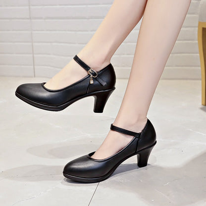 Salto Alto Feminino, Sapatos Femininos de Luxo para Festa Salto Médio 35-41