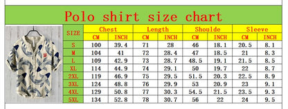 Spring and summer men's and women's shirts independent station casual fish pattern Hawaiian style printed shirts men's tops