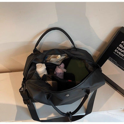 Women's Yoga Fitness Bag Short Trip Travel Bag Waterproof Soft Large Capacity