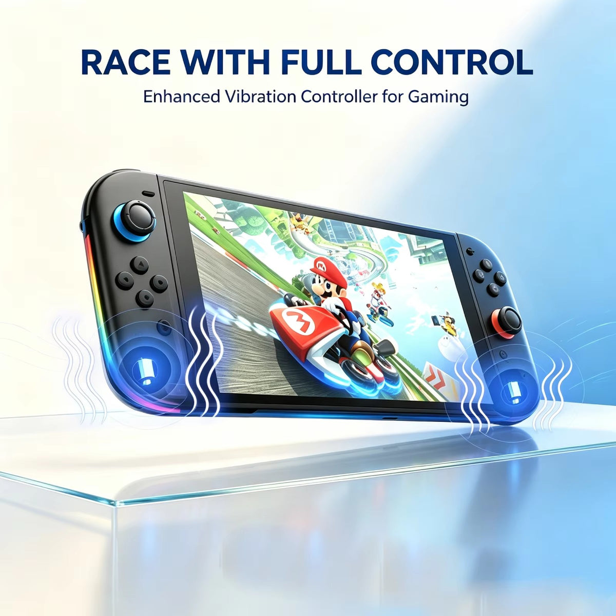 Wireless RGB Joy-Con Controller for Switch 2 Hall Effect Joystick 6-Axis Gyro Turbo Dual Vibration Gamepad Accessories