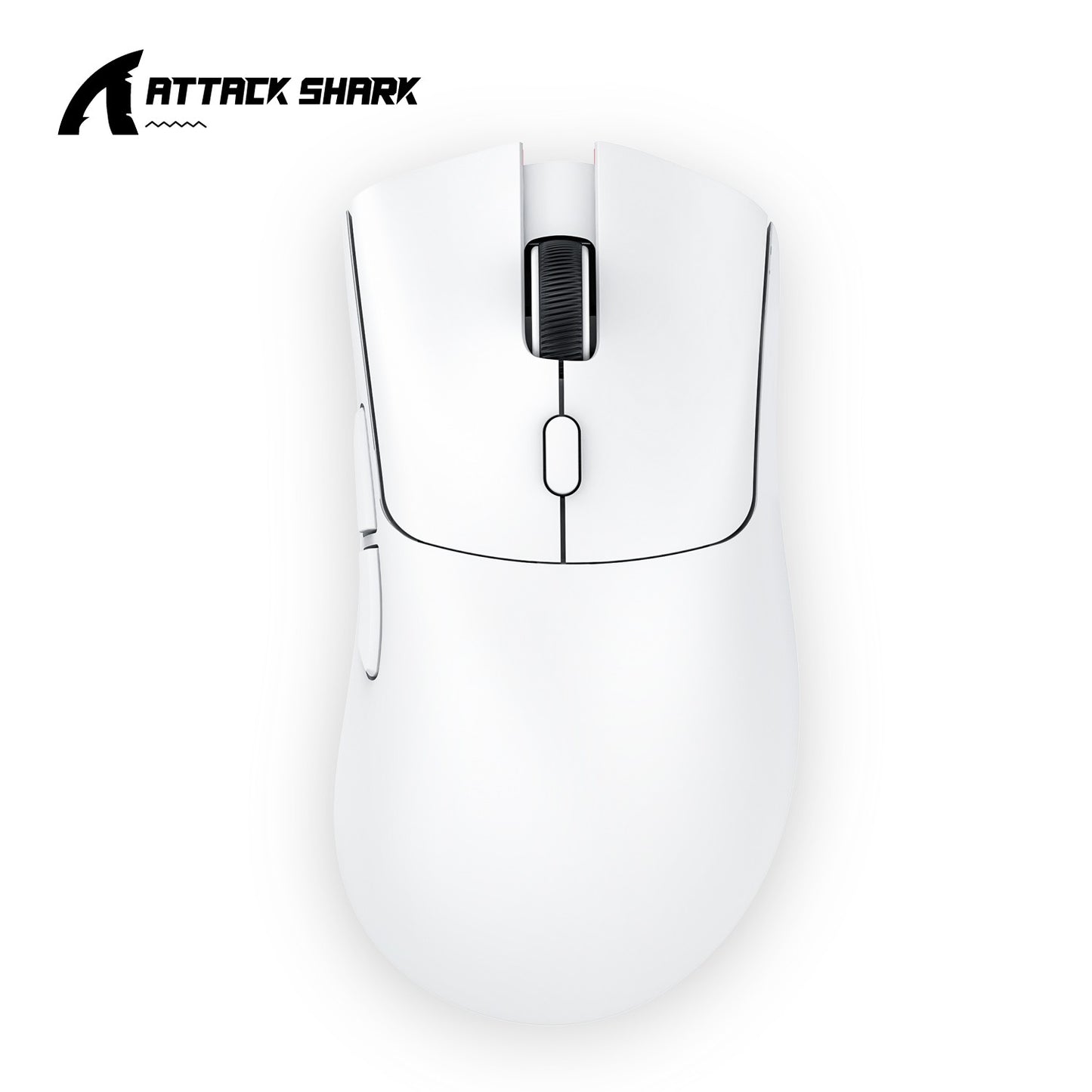 Mouse Gamer Sem Fio Bluetooth Attack Shark R1 18000dpi, 1000Hz PAW3311, Conexão Tri-modo Bluetooth, Macro