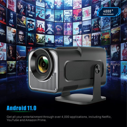 Salange HY320 MINI Projetor Android 11.0 LED Beamer Home Cinema 300ANSI 720P WIFI Smart TV HD 1080P 4K Filme