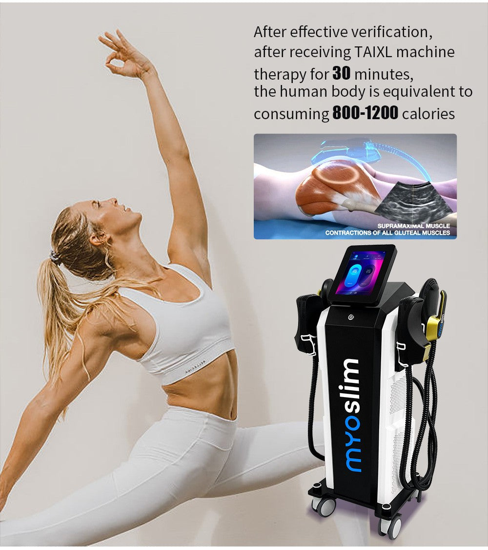 MYOSILM  6500w NEO Body Slimming Nova Fat Burning Muscle MYOSILM Body Sculpting Electromagnetic Stimulate Therapy Machine