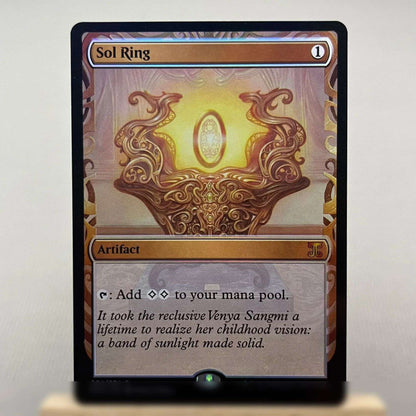 MPS FOIL2-02 TCG Cards for Home Play magical Proxy Sol Ring Lotus Petal a Pedra do Esquecimento Lente Extraplanar Noxious gather