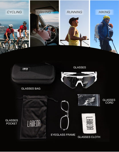 Photochromic Cycling Sunglasses Men Professional Bicycle Glasses Goggles Windproof MTB Road Bike Glasses Mountain Eyewear