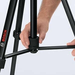 Bosch BT150 Tripé Compacto com Altura Extensível para Uso com Níveis a Laser de Linha, Níveis a Laser de Ponto, Níveis a Laser, Ferramenta de Medição de Fita
