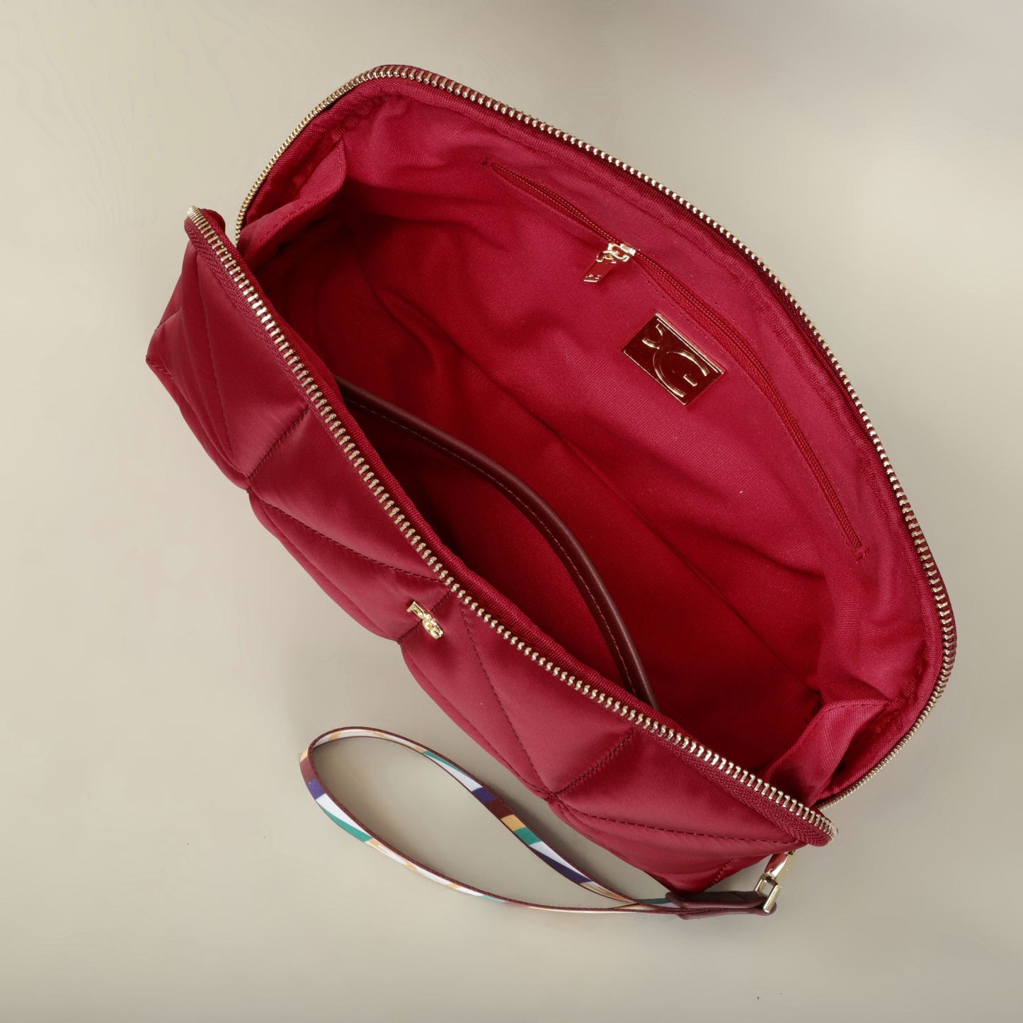 PG 2026 nylon cloth multi-functional waterproof folding new design fashion portable easy to carry handbag Cosmetic bag