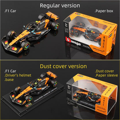 Bburago 1:43 2025 McLaren Racing MCL39 F1 Liga Modelo Formula Automóvel Brinquedo #4 Norris #81 Piastri Miniatura Estática Fundida