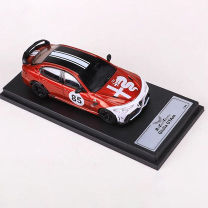 Diecast Original 1:64 Scale Alfa Romeo GTAm Miniature Simulation Alloy Car Model Collection Decoration Toy Gift Souvenir Display