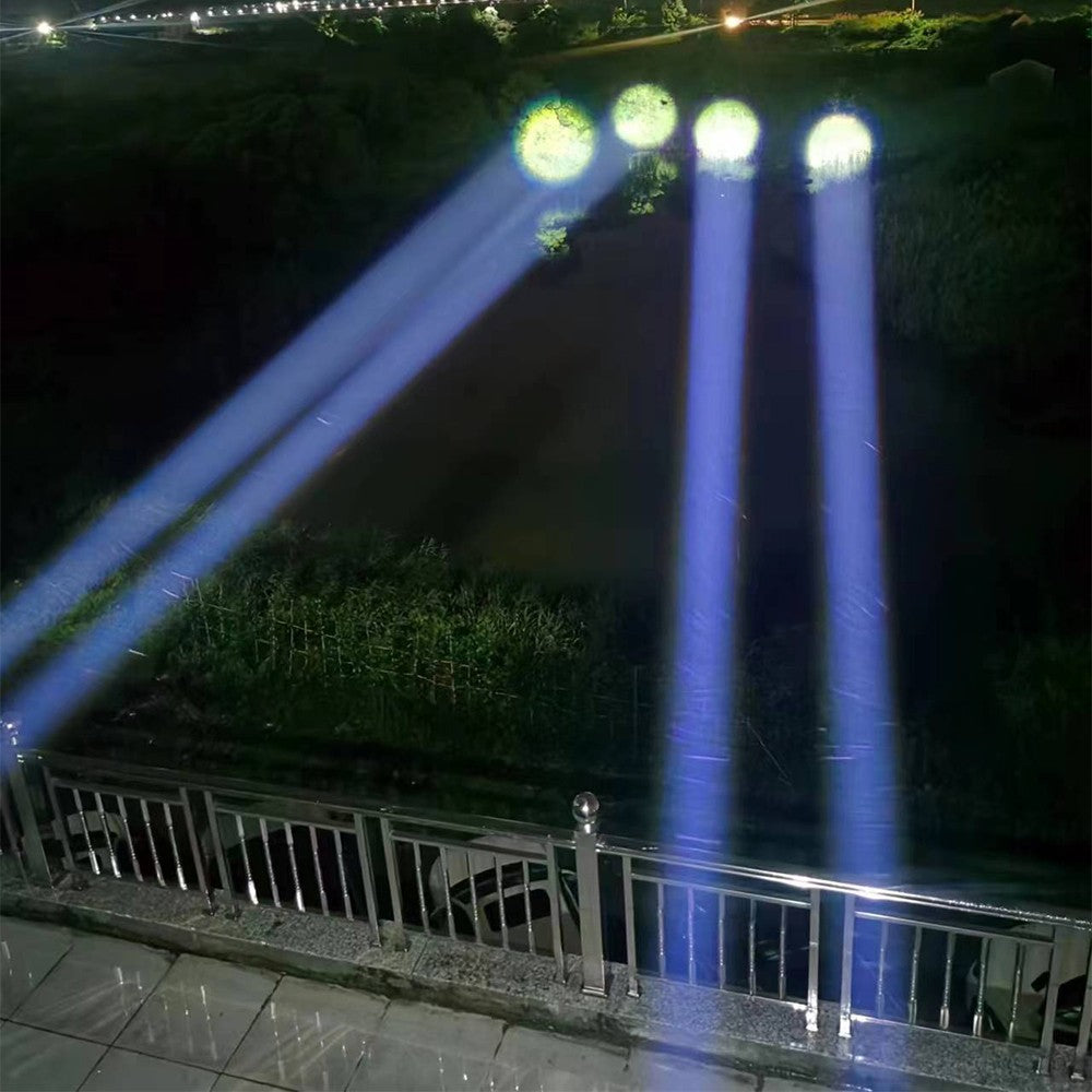 Super Bright Spotlight Long Range LED Flashlight With 26800 Parallel Battery Rechargeable Lamp Tactical Torch Waterproof Lantern