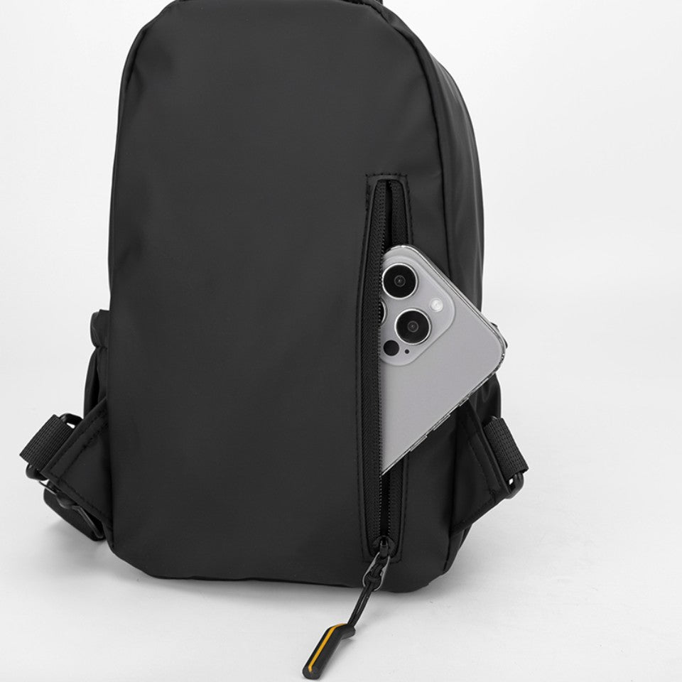 Men's Stylish Chest Pack Convertible Outdoor/Daily Messenger Bag Multi-Position Shoulder Strap  Waterproof Design