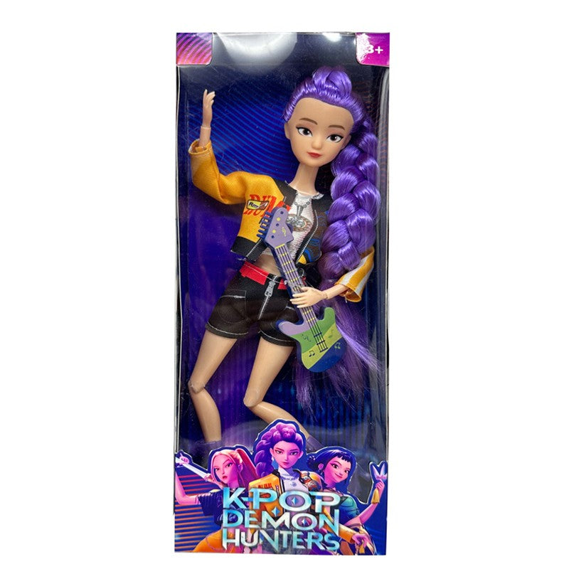 NOVAS Bonecas de Brinquedo Kpop Demon Hunters Bonecos de Ação Rumi Mira Zoey Lindas Princesas Bonecas para Meninas de Plástico Brinquedo DIY para Meninas