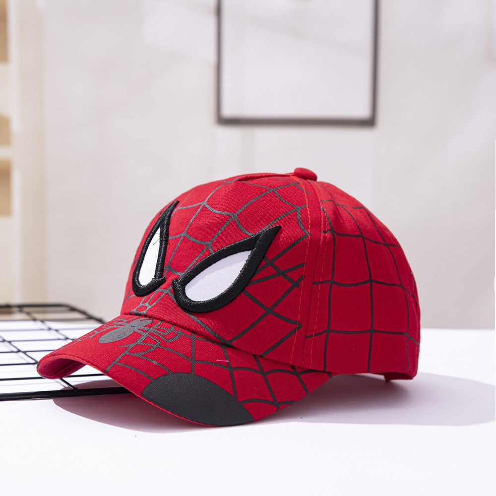 Spiderman 2-8 Years Kids Baseball Cap Fashion Hip Hop Street Snapback Spider Man Cartoon Travel Sun Hat Children Birthday Gift