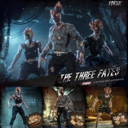 Em estoque Patriot Studio The Last of Us Clicker The Three Fates Zombie 1/12 Bonecos de Ação com Roupas de Pano Coleção de Brinquedos de Presente