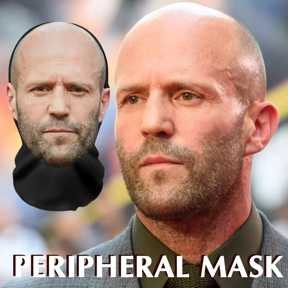 John Pork Smiling Interesting 3D Printed Seamless Mask Head Cover Party Cosplay Props UV Protection Shield Ronaldo PatternCospla