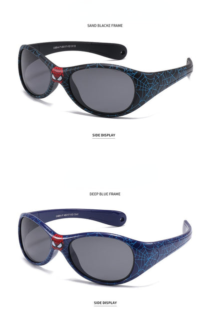 Marvel Spiderman Sunglasses Avengers Figure Cartoon Fashion Sunglasses Kids Cute Goggle Plastic Toys Boys Girls Birthday Gifts