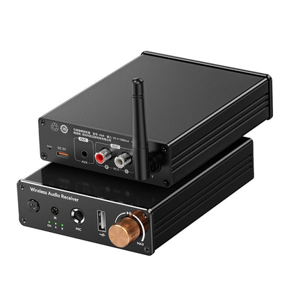 Car Bluetooth-compatible Wireless Audio Adapter 6.0 Audio Receiver U-Disk 6.5MM Karaoke Wireless Music Amplifier for Speaker