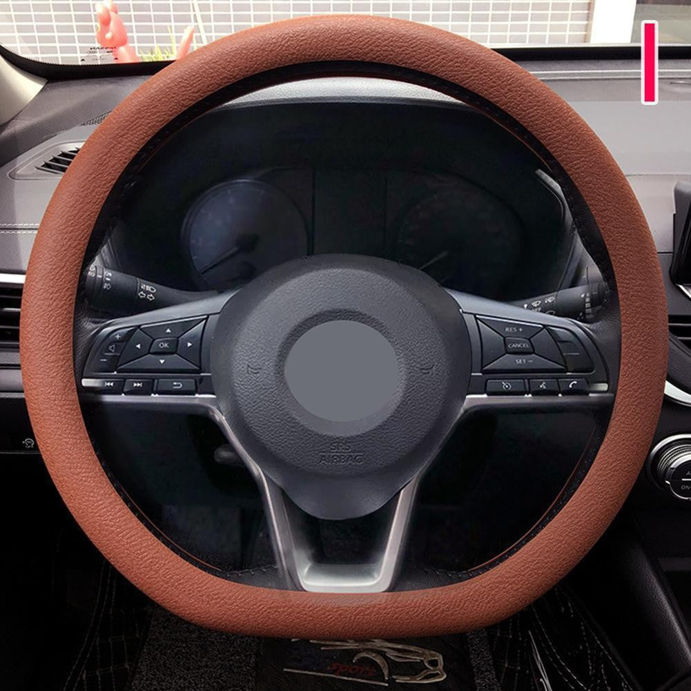 19 Color Car Silicone Steering Wheel Cover For Summer Fashion Sweat Absorbent Non-slip Handle Cover General DIY Parts