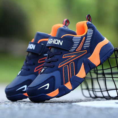 Children's Boys Shoes School Sports Fashion Leather For Kids Tennis Casual Sneakers Children Boy Running 7-12Years Walking Shoe