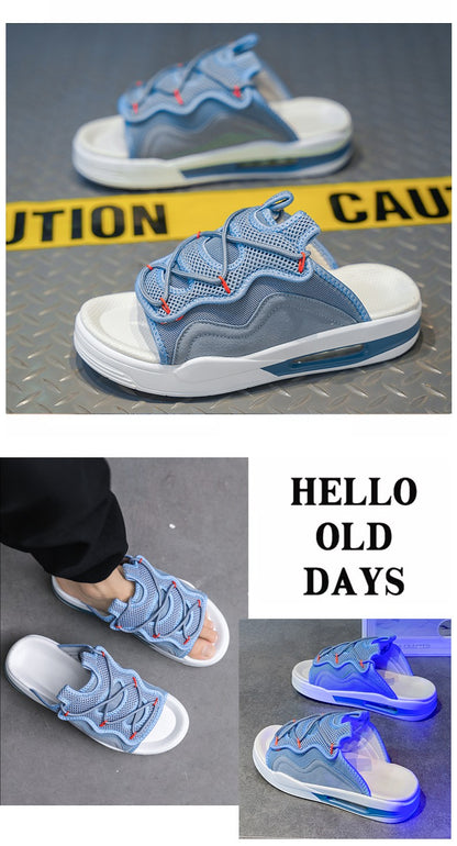 Hot Sale Men's Sandals Outdoor Thick Bottom Sports Casual Sandal for Men Summer Wear-resistant Mans Slipper Slip-on New Fashion