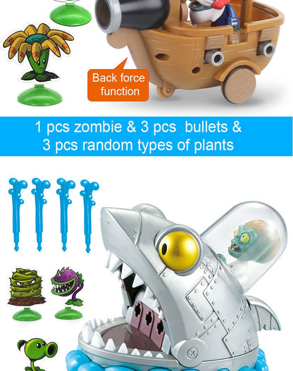 1pcs New PLANTS VS ZOMBIES PVZ Pea Shooter Boss Action Figure Model Toy Dolls Shooting Dave Allstar Toy Kids Gifts For Boys