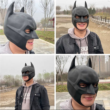 Cosplay Movie Character Cool Bat Style Super Hero Funny Halloween Mask Half Face Headgear Christmas Carnival Party Costume Props