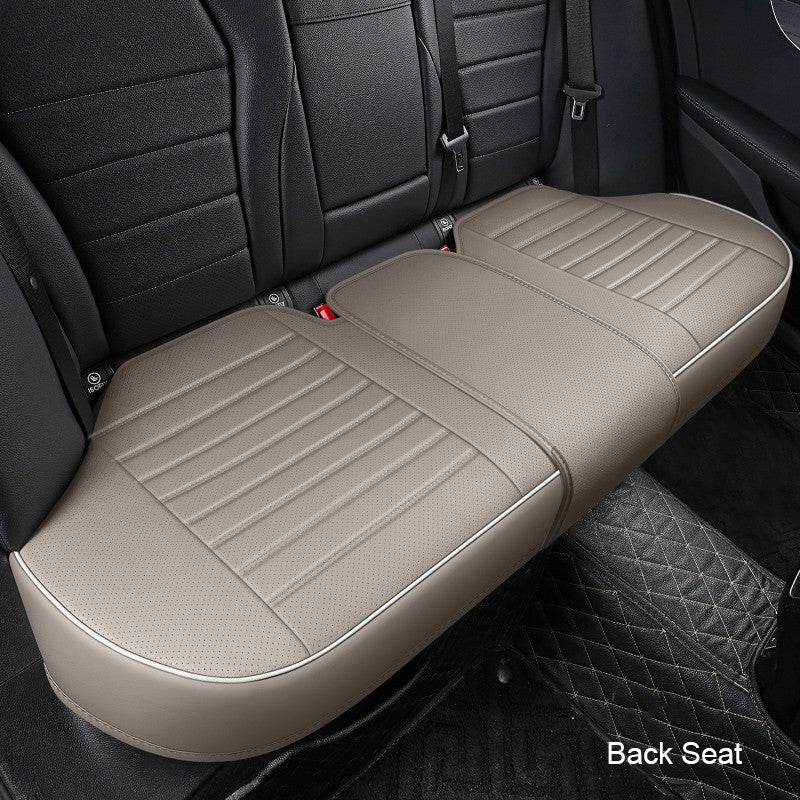 1Pcs PU Leather Car Universal Seat Cover Interior Auto Seat Kits Cushion Four Seasons Protector Mat Front Rear Rows Accessories