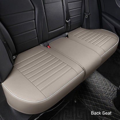 1Pcs PU Leather Car Universal Seat Cover Interior Auto Seat Kits Cushion Four Seasons Protector Mat Front Rear Rows Accessories