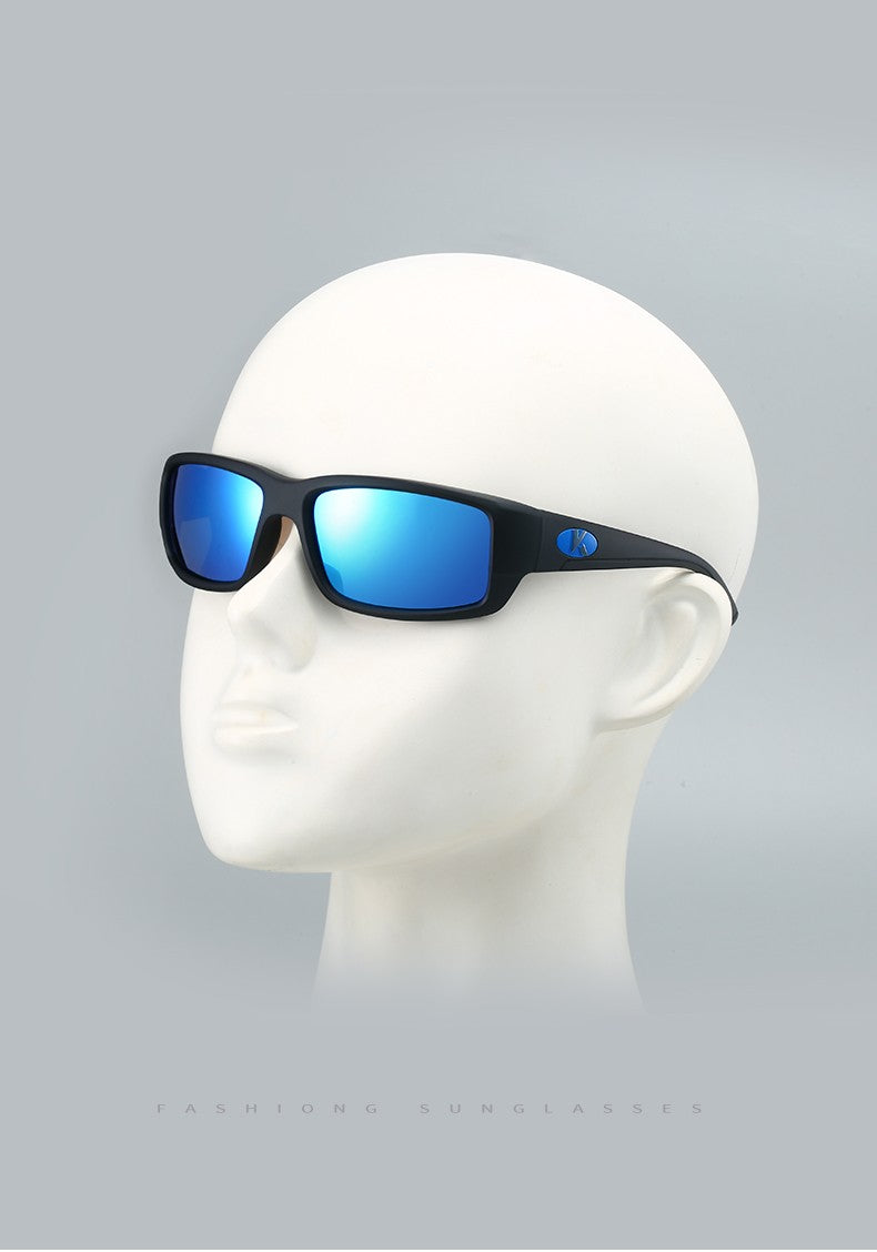 Óculos de Sol Polarizados KAROS Masculinos Leves para Esportes ao Ar Livre Dirigir Óculos de Sol Masculinos Lente em PC Armação UV400