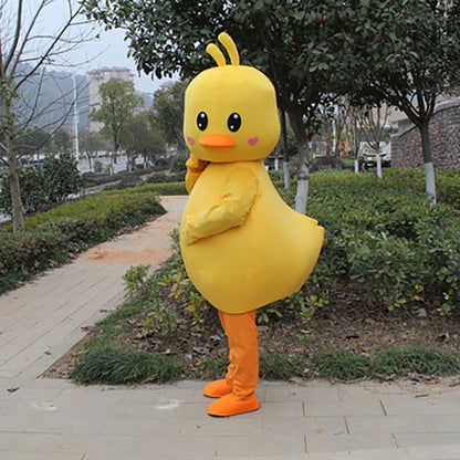 Adult Duck Chicken Mascot Costume Birthday Anime Cosplay Halloween Cartoon Dolls Performance Props