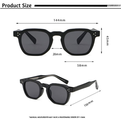 1/2/3 Pcs Wholesale New Square Retro Sunglasses Men Fashion Punk Sun Glasses Women Travel Eyewear Lunette De Soleil Femme UV400