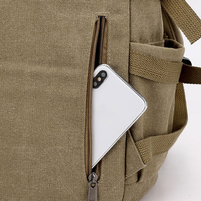 Men's large capacity travel backpack, suitable for different groups of people, adjustable shoulder strap length, multi compartme