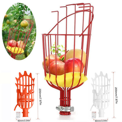 Metal/Plastic Fruit Picker Head Without Pole Fruit Collector Harvest Picking Apple Citrus Pear Garden Hand Tools