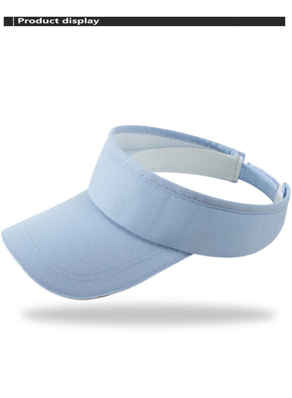 Sunshade and Sunscreen Hat for Men and Women Outdoor Sports Sun Hat UV Running Empty Top Hat Leisure Baseball Hat Women's Summer