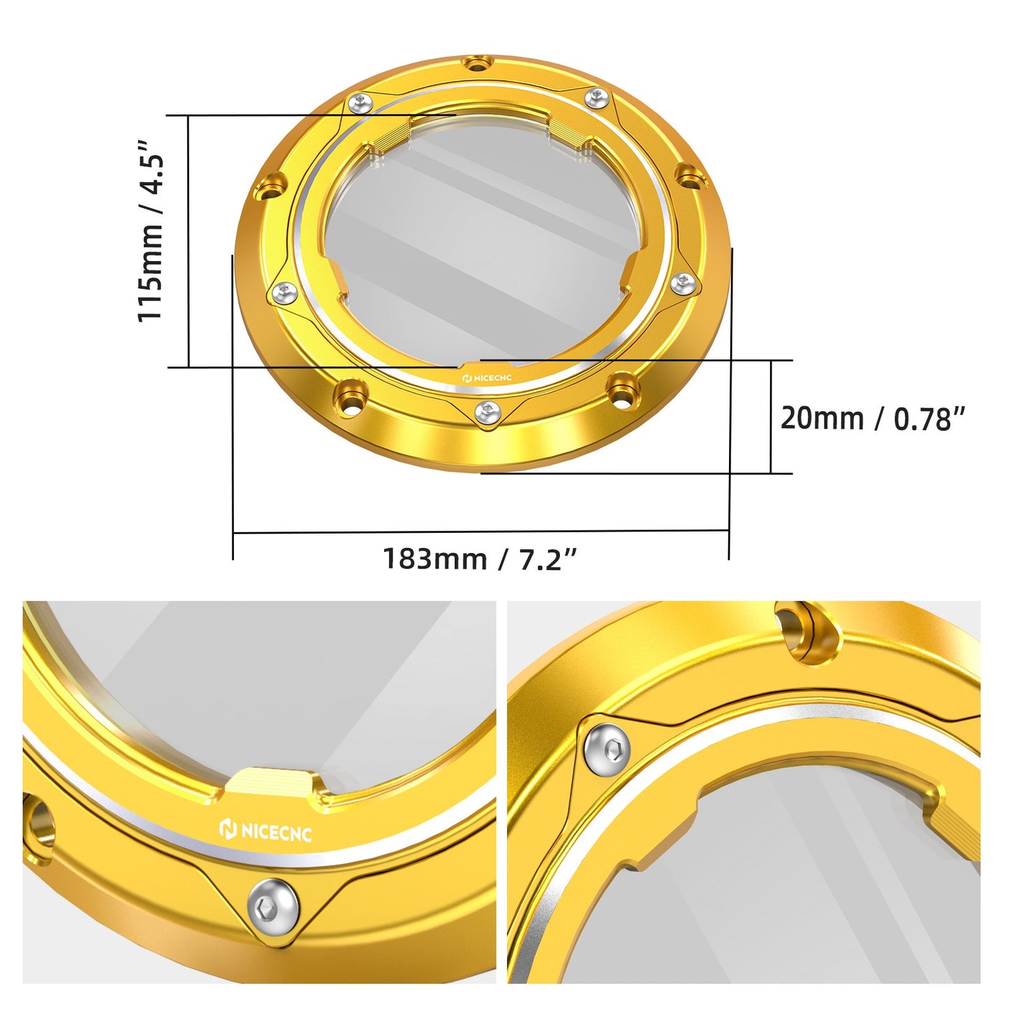 For Harley Dyna Street Bob FXDB 2006-2013 Derby Cover Clutch Cover Super Glide FXD Custom FXDC Low Rider FXDL Fat Bob FXDF