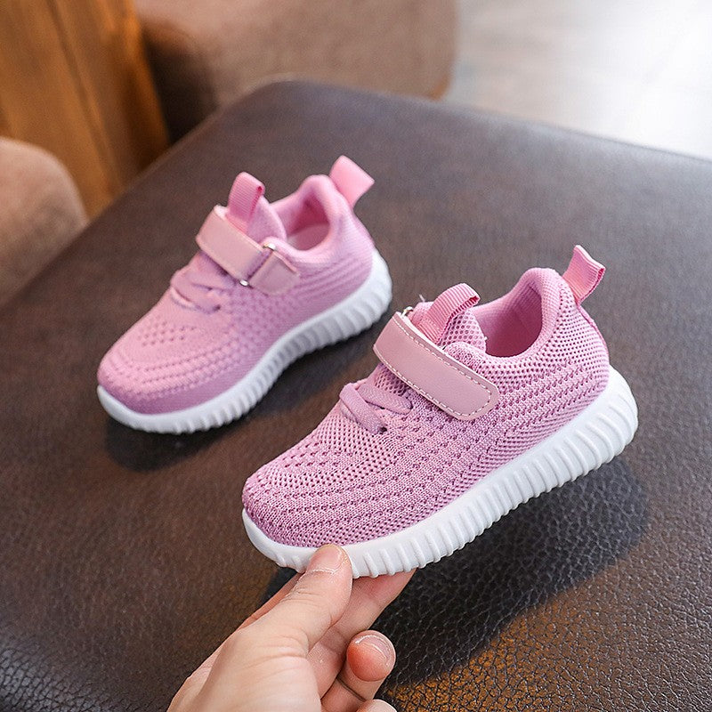 Spring Kid Shoes New Fashion Versatile Girl Sneakers Comfort Soft Sole Anti Slip Simple Boy Shoe Breathable Classic Casual Shoes