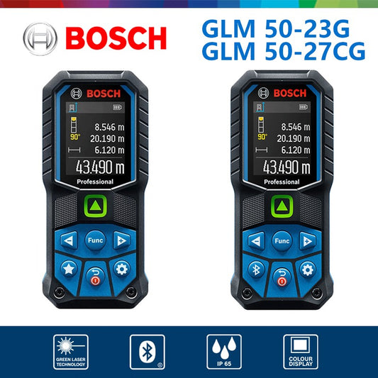 Bosch Professional 50M Green Light Laser Rangefinder Ergonomic GLM 50-23G Without Bluetooth GLM50-27CG With Bluetooth
