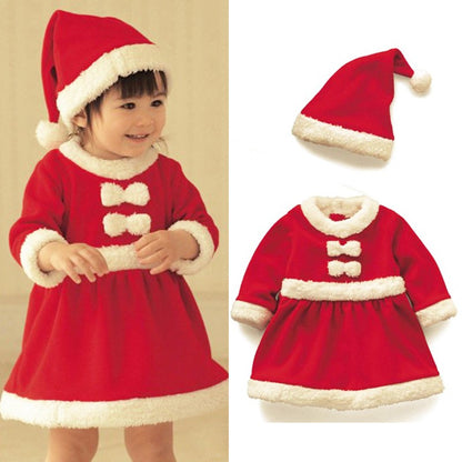 New Year Baby Boys Girls Christmas Santa Claus Costumes Children's Gifts Children Halloween Cosplay Party Kids Clothes